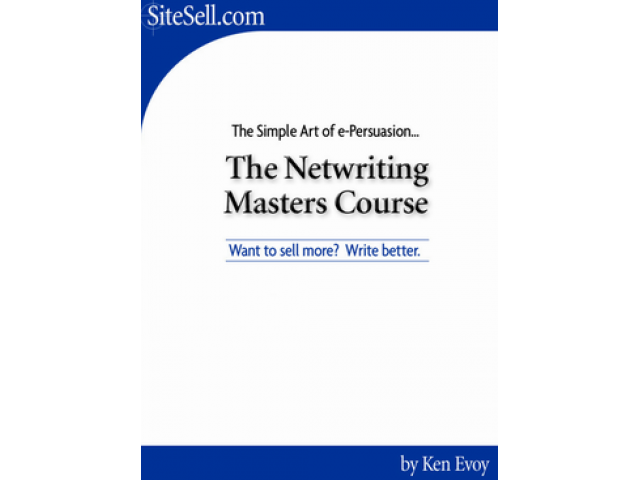 Free Book - The netwriting master's course