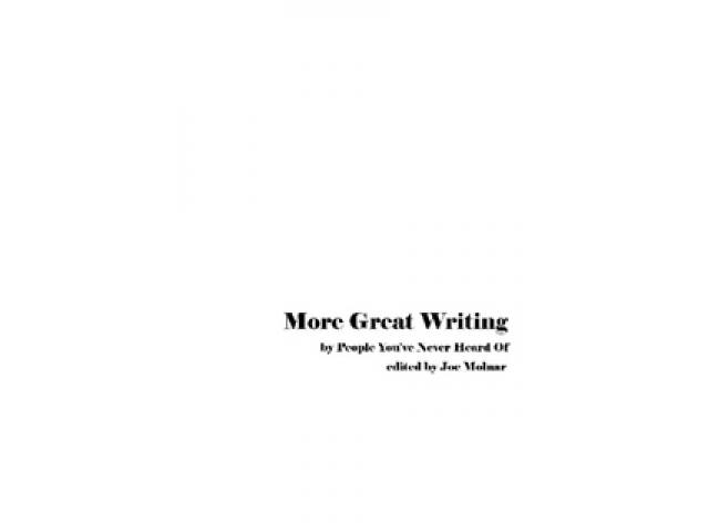 Free Book - More Great Writing