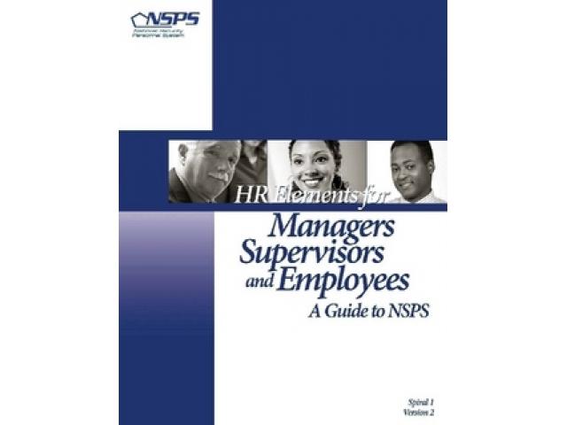 Free Book - NSPS Handbook for Supervisors and Employees