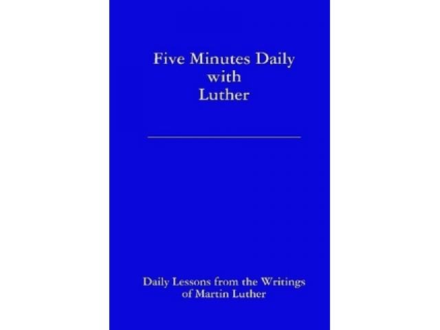 Free Book - Five Minutes Daily with Luther