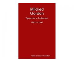 Mildred Gordon Speeches to Parliament