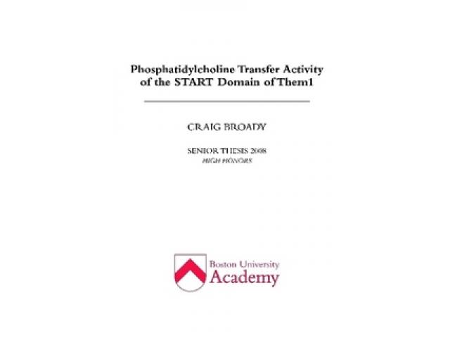 Free Book - Phosphatidylcholine Transfer Activity