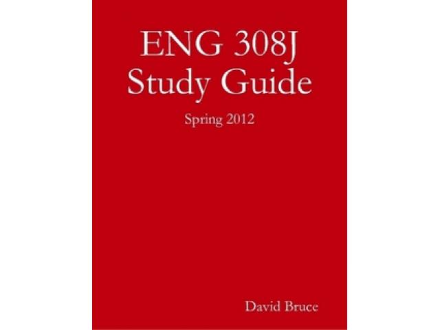 Free Book - ENG 308J Study Guide
