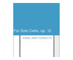 For Solo Cello, op. 12