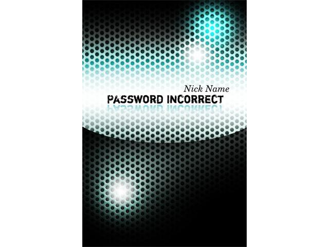 Free Book - Password Incorrect