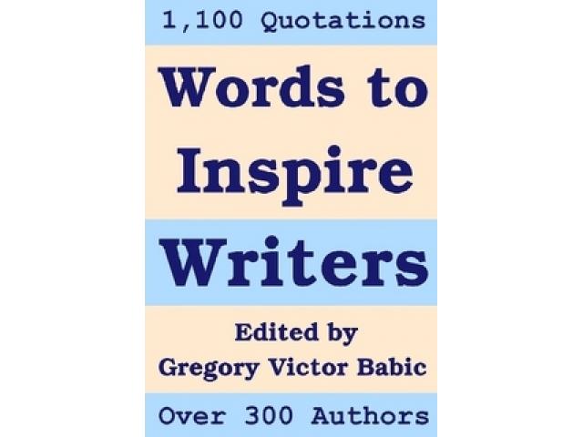 Free Book - Words to Inspire Writers