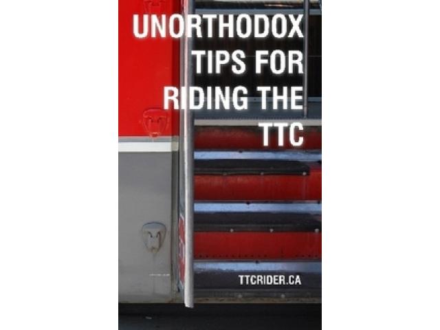 Free Book - Unorthodox Tips for Riding the TTC