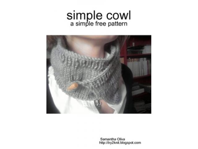 Free Book - Simple Cowl