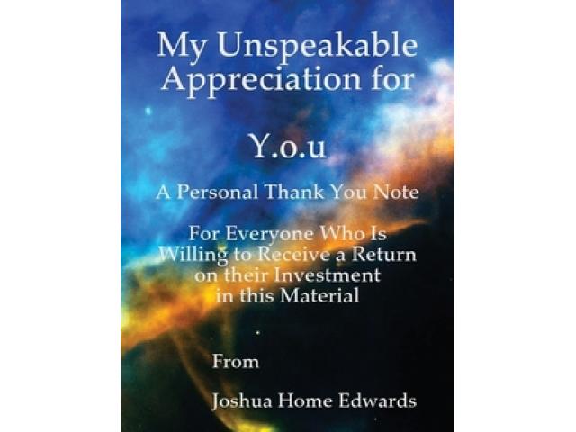 Free Book - My Unspeakable Appreciation for Y.o.u
