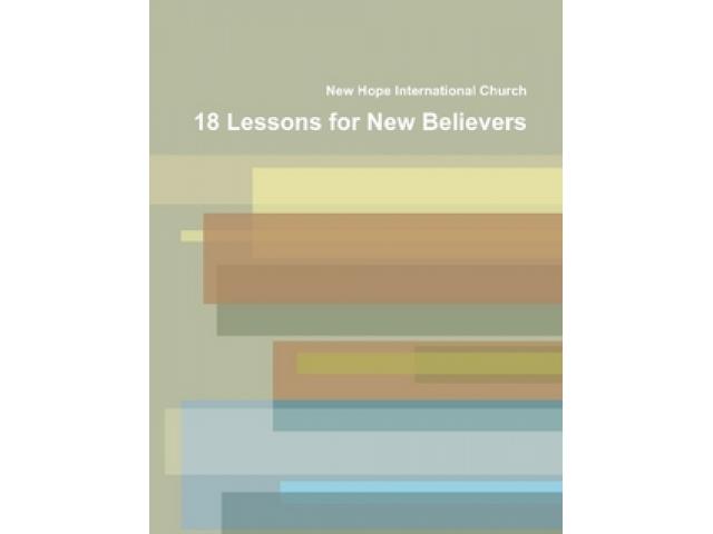 Free Book - 18 Lessons for New Believers